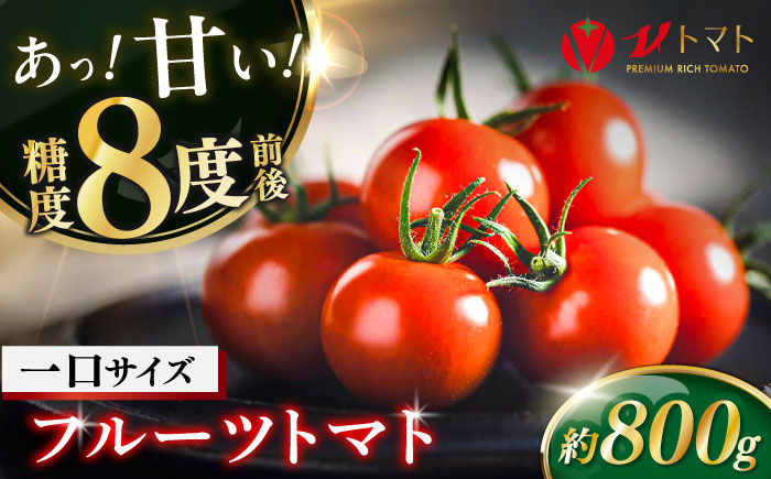 【先行予約】V トマト 糖度8度前後 800g【株式会社ブイ・テクノロジー】 [AKBL003]