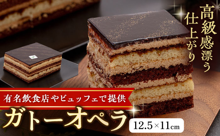勝又登シェフ監修 ガトー・オペラ 1台 （12.5×11cm） 【ファミール製菓株式会社】 [AKCI003]