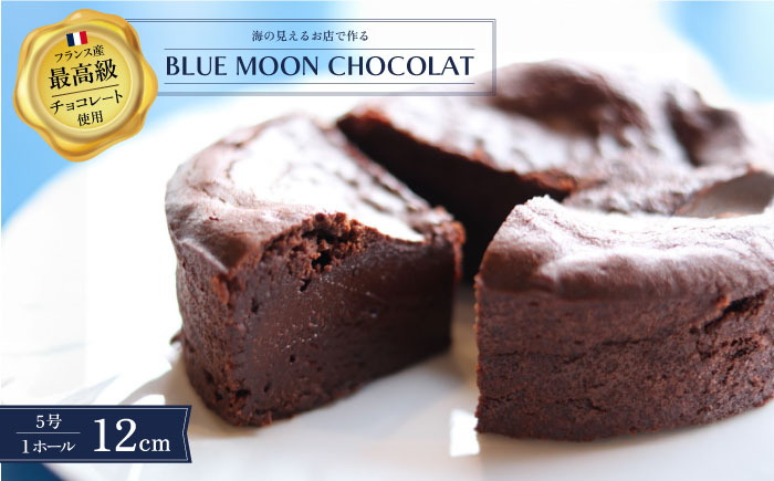 チョコレートケーキブルームーンショコラ（12cm 5号）【横須賀商工会議所 おもてなしギフト事務局(ブルームーン)】 [AKEF001]