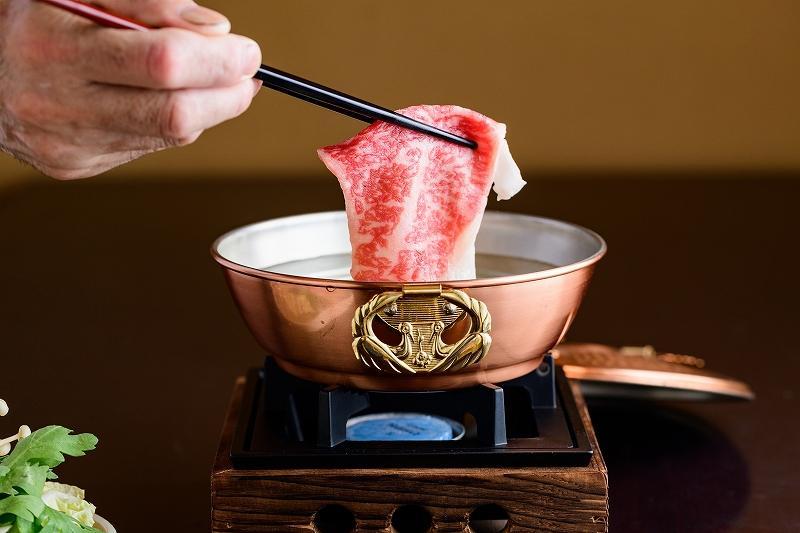 季節料理  あら珠のやまゆり牛しゃぶしゃぶ会席  ペア券（ディナー）