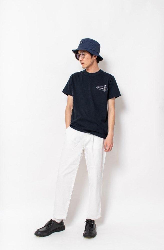 《1》レディースL・メンズS～M　サーフTシャツ　NAVY