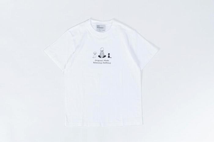 《2》【KEYMEMORY鎌倉】TIMEイラストTシャツWHITE