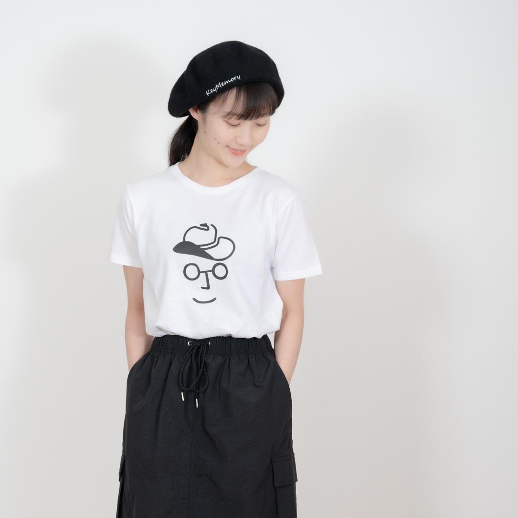 《2》【KEYMEMORY 鎌倉】カウボーイハットTシャツ WHITE