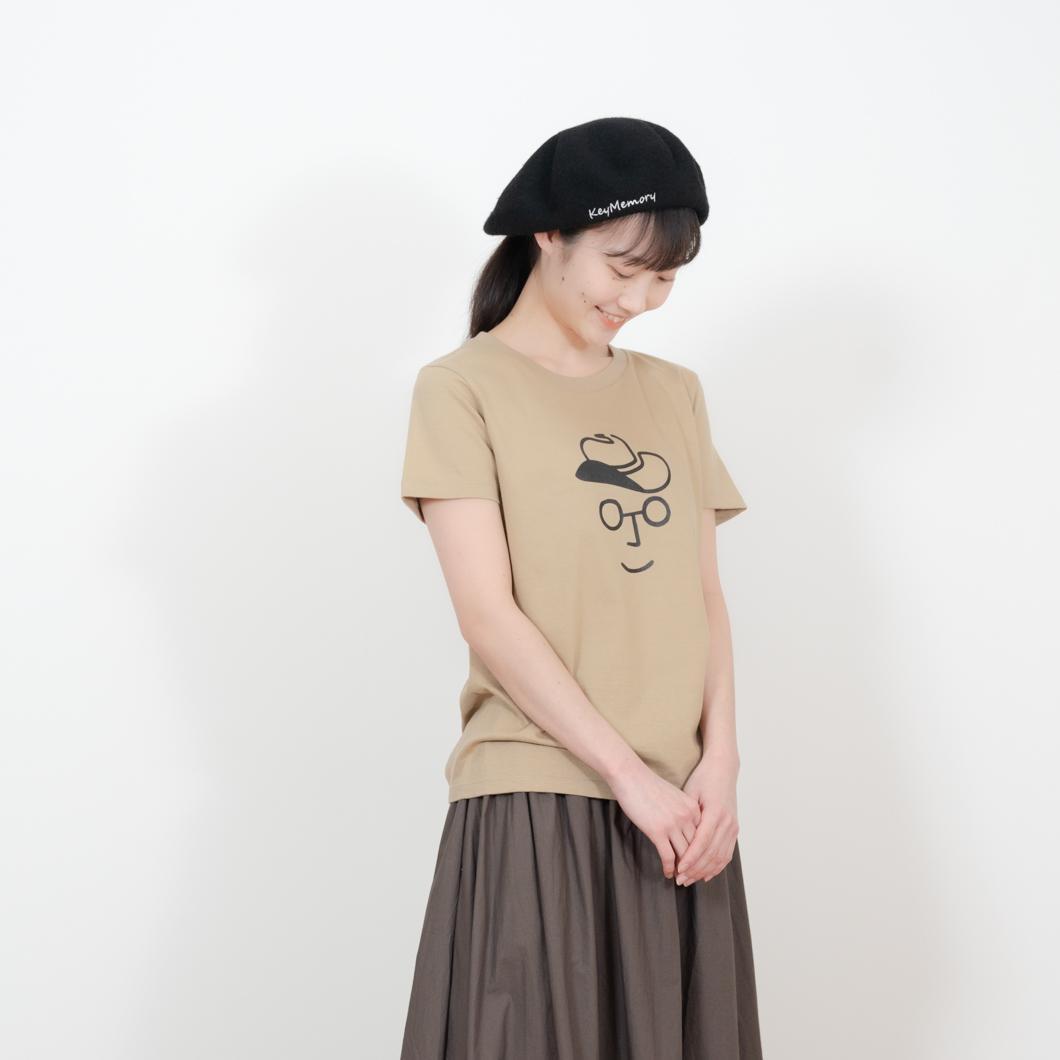 《3》【KEYMEMORY 鎌倉】カウボーイハットTシャツ BEIGE