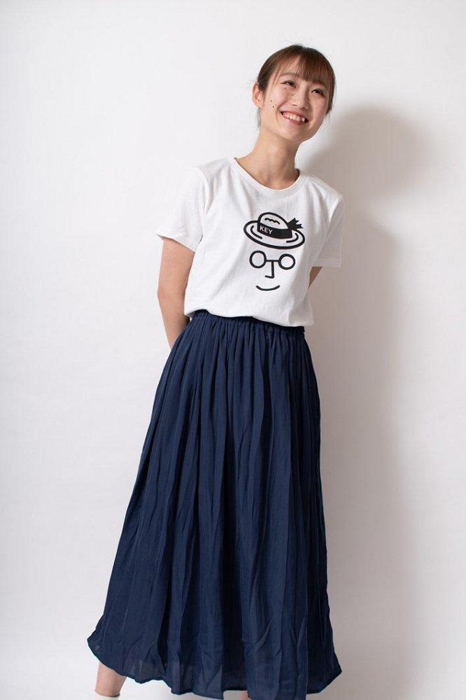 【3サイズ】【KEY MEMORY】Straw hat T-shirts WHITE