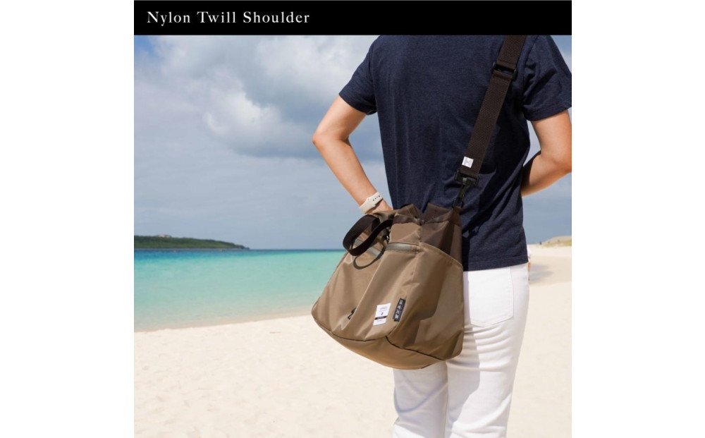【鎌倉天幕】× AS2OV Nylon Twill Sholder 2Way 日本製・巾着型ショルダーバッグ KTM-ASNS 