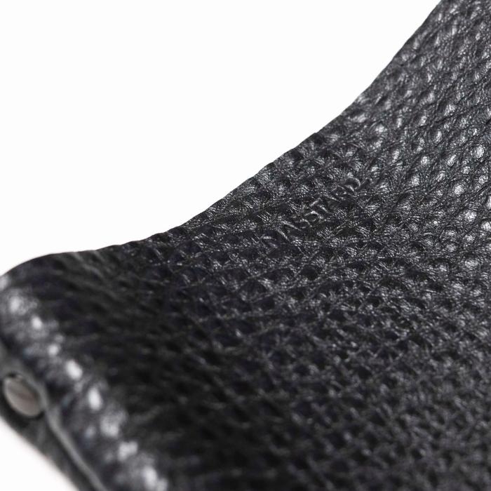 MASSTARD -MINIMAL LEATHER SACOCHE MINI- BLACK