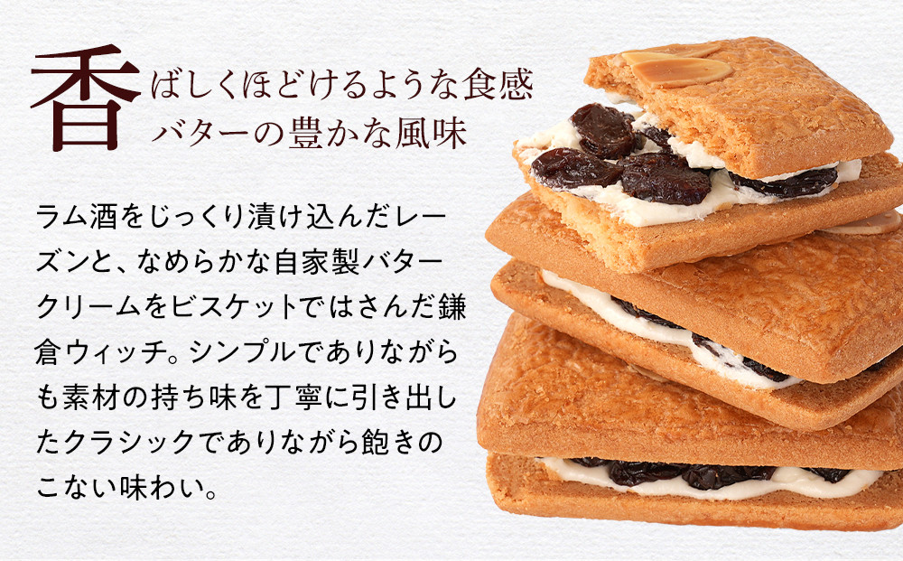 鎌倉ウィッチ「鎌倉ウィッチ（ラムレーズン） 30個入」●