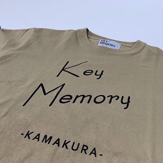 【0サイズ】KEYMEMORY かまくらロゴＴシャツ　BEIGE