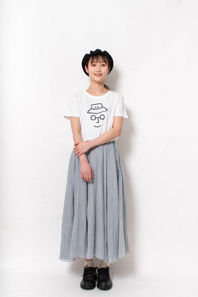 《2》メンズL　バケットハットTシャツ　WHITE