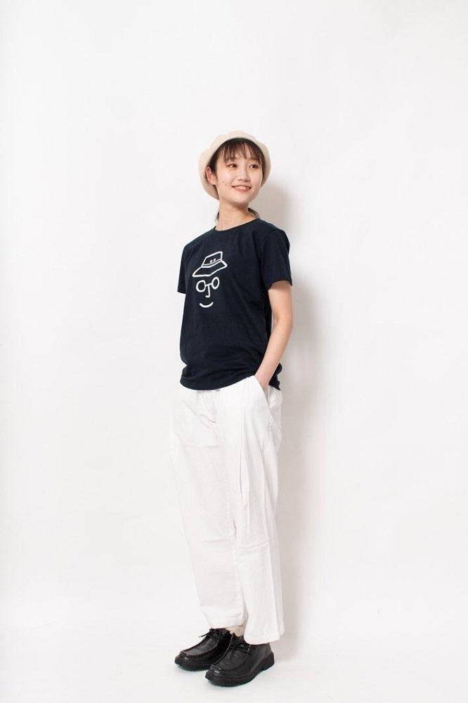 《2》メンズL　バケットハットTシャツ　NAVY