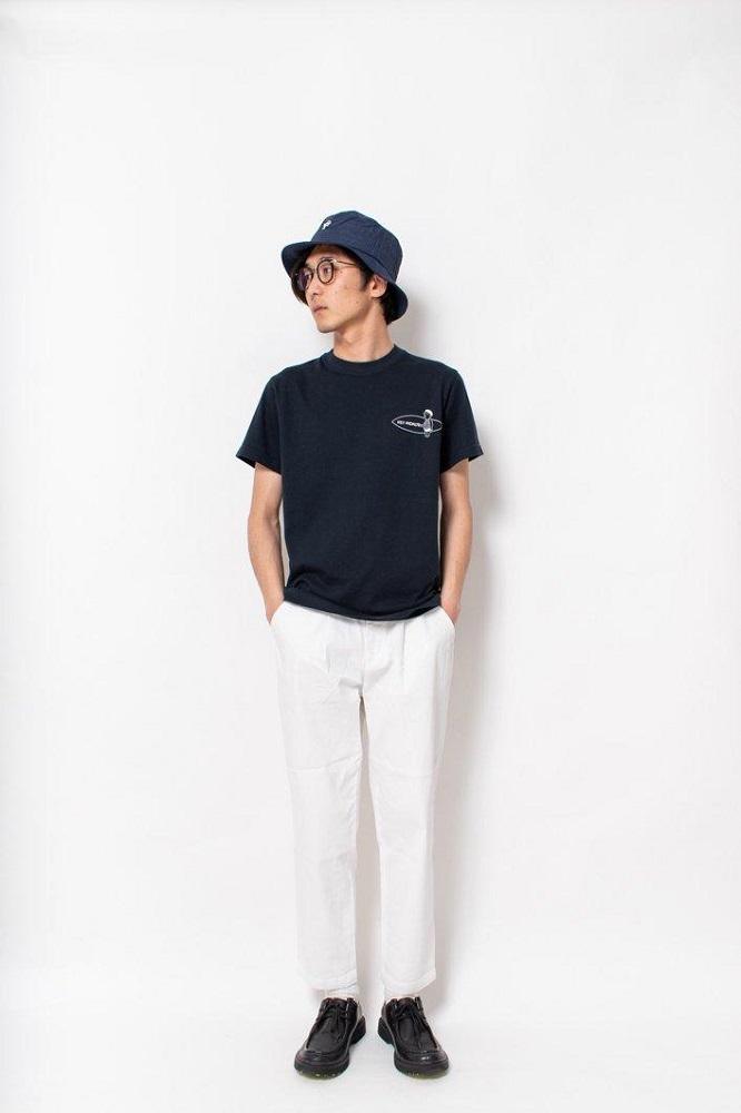 《1》レディースL・メンズS～M　サーフTシャツ　NAVY