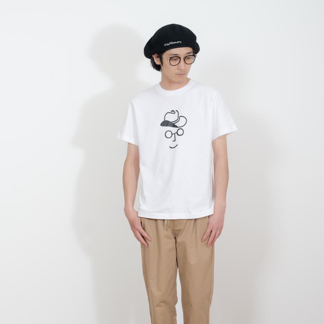 《0》【KEYMEMORY 鎌倉】カウボーイハットTシャツ WHITE