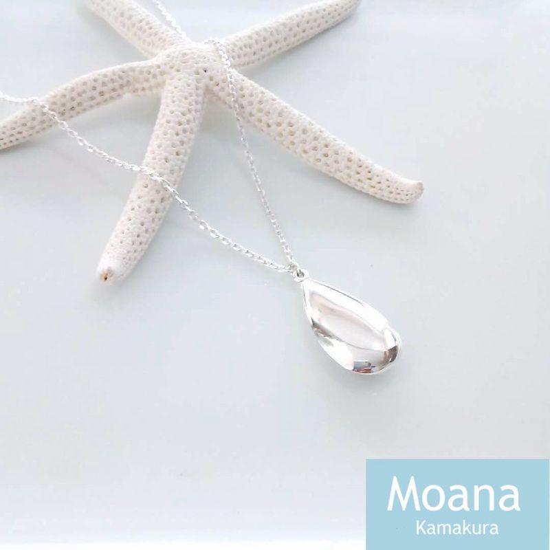 シルバードロップネックレス