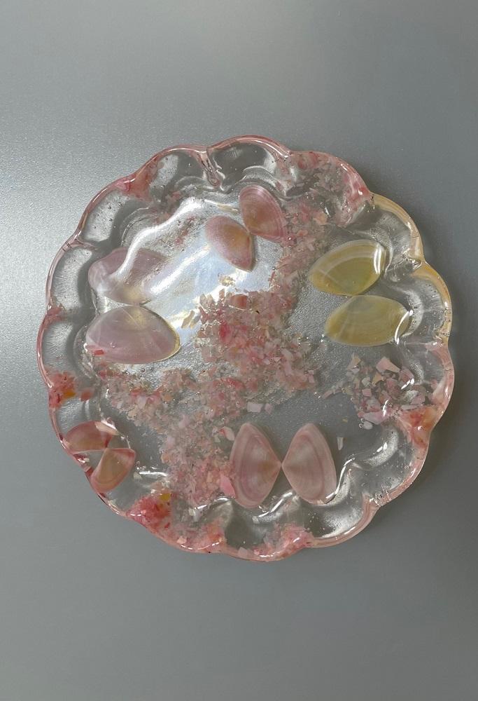 桜貝の小皿２枚セット