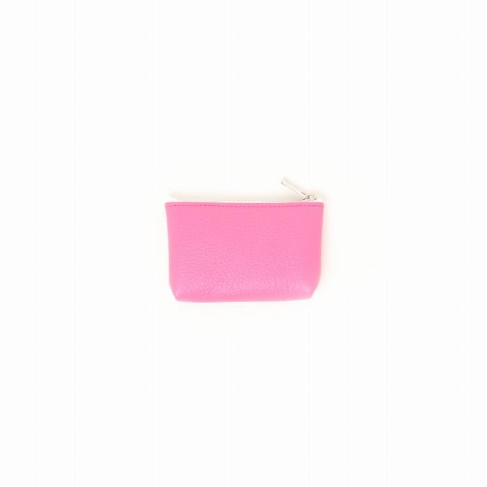 MASSTARD -MINIMAL LEATHER POUCH PETIT- PINK