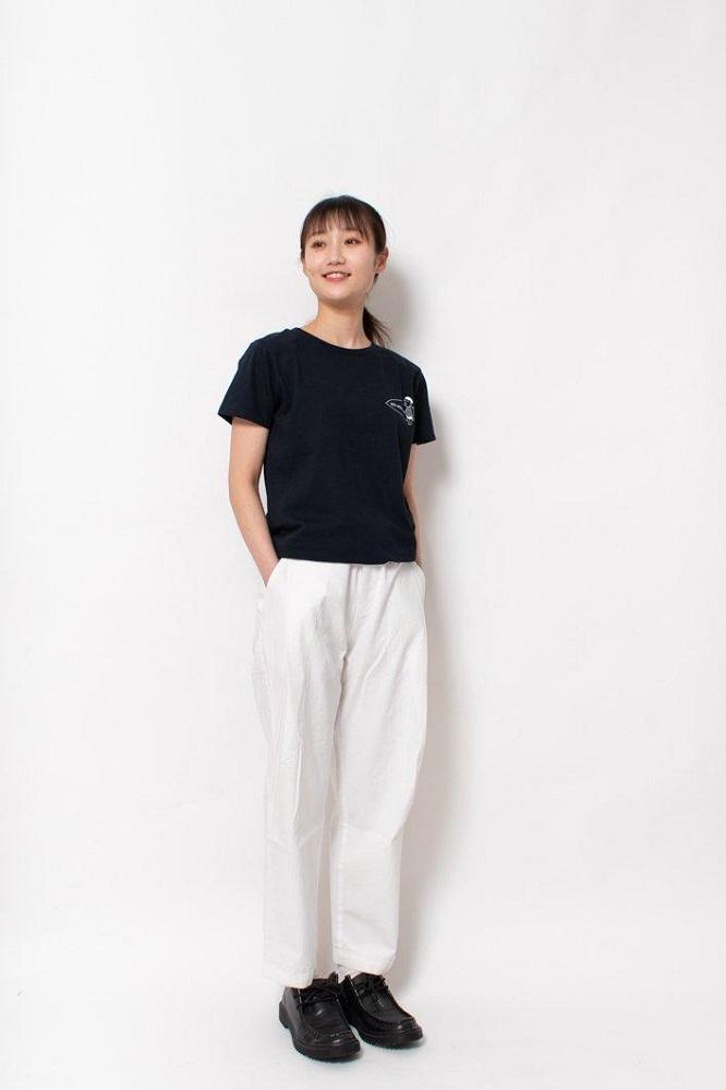 《1》レディースL・メンズS～M　サーフTシャツ　NAVY