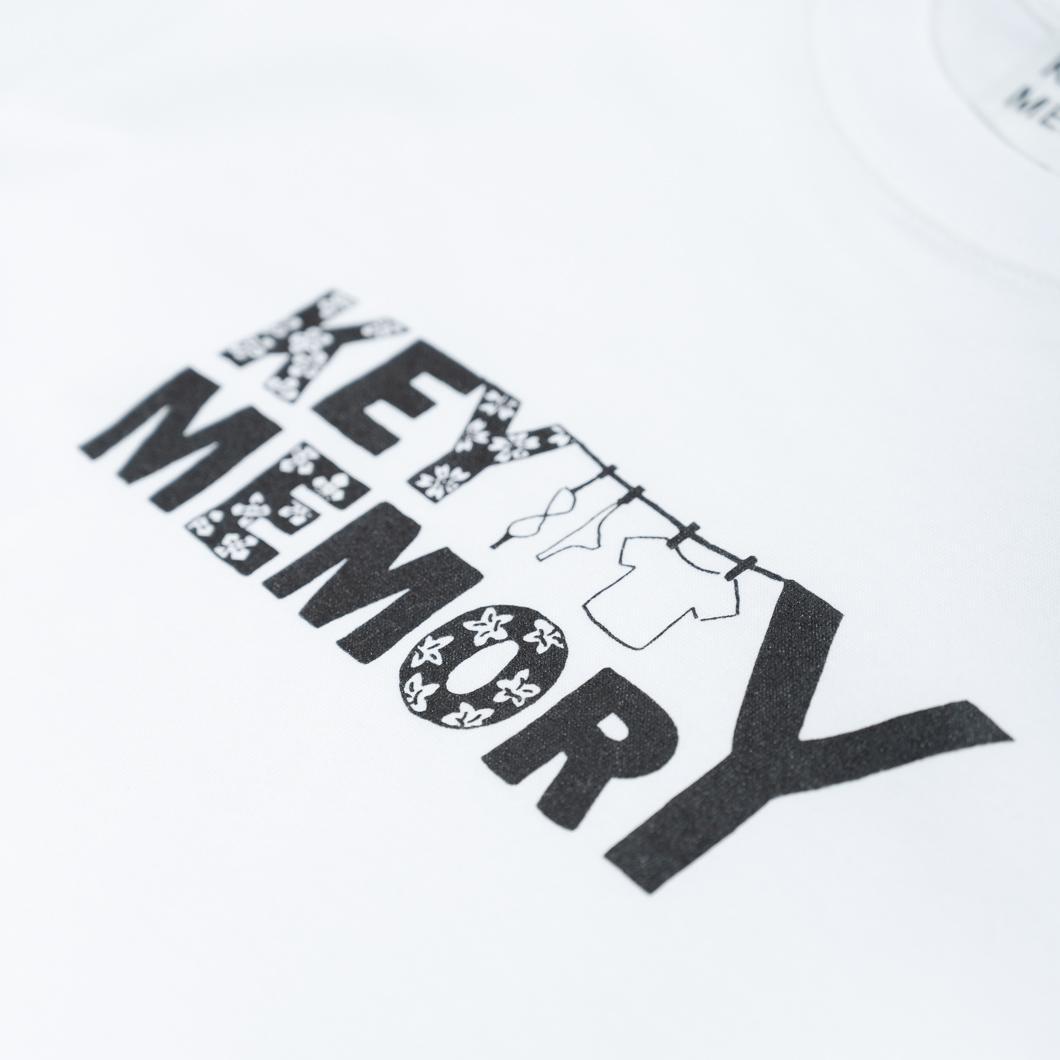 《2》【KEYMEMORY 鎌倉】フラワーロゴTシャツ WHITE