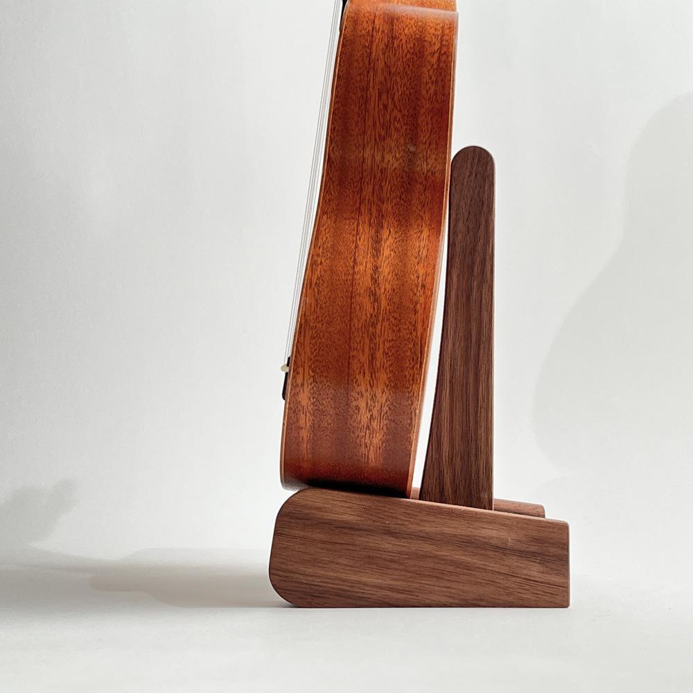 ウクレレスタンド【ウォールナット無垢材】