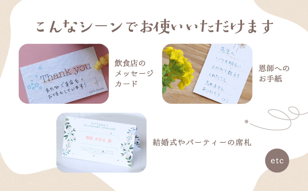 花咲く和紙　インクジェットはがき 25枚