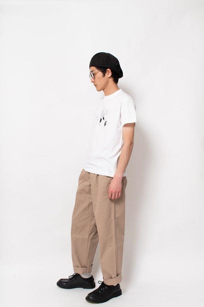 《2》メンズL　ミュージックTシャツ　WHITE
