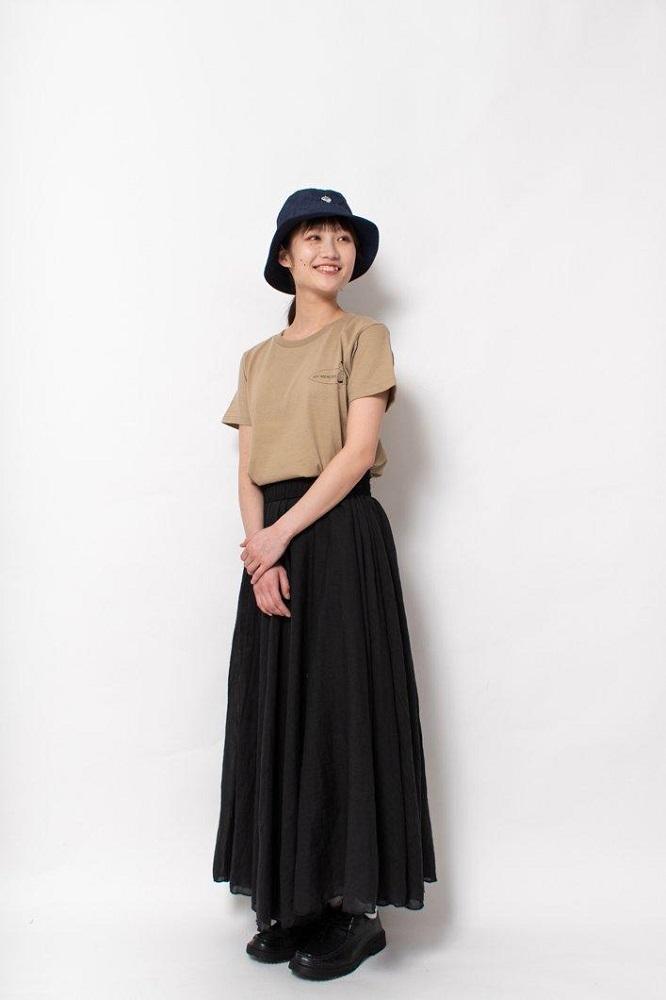 《0》レディースM　サーフTシャツ　BEIGE