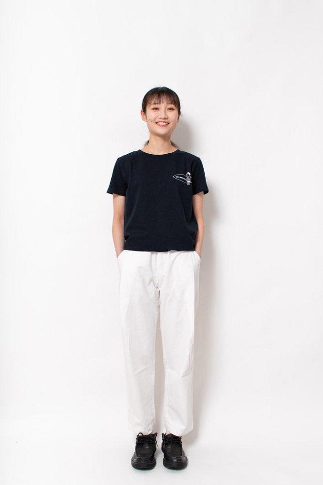 《1》レディースL・メンズS～M　サーフTシャツ　NAVY