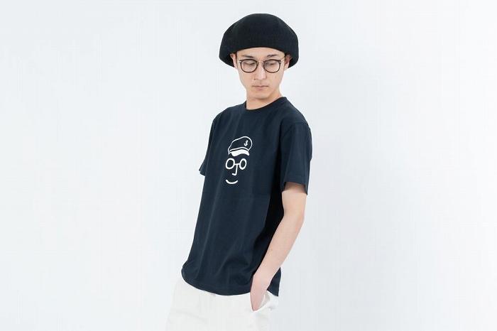 《1》【KEYMEMORY鎌倉】セーラー帽イラストTシャツ NAVY