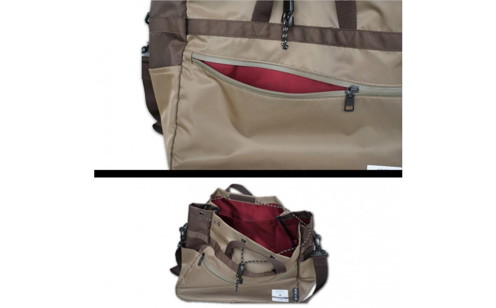 【鎌倉天幕】× AS2OV Nylon Twill Sholder 2Way 日本製・巾着型ショルダーバッグ KTM-ASNS 