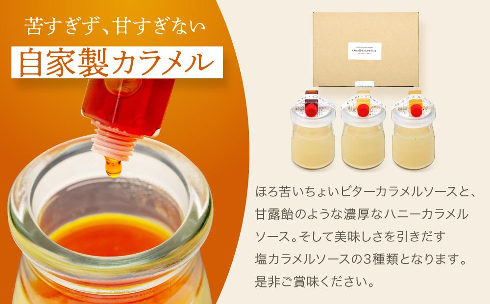 1番人気MIX7個セット（ハニーカラメルぷりん２個・ちょいビターカラメルぷりん２個・塩カラメルぷりん3個） | スイーツ 人気店 プリン 人気 おすすめ プリンセット カラメル セット ギフト プレゼント 送料無料 神奈川 鎌倉