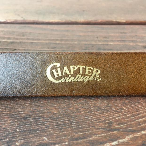 Original leather belt-Brown-Short