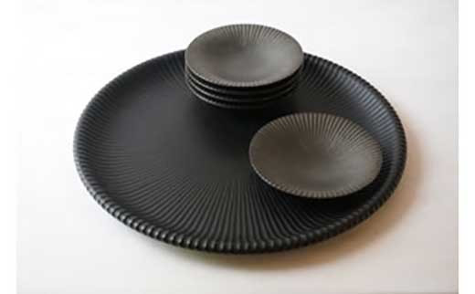 鎌倉彫博古堂 丸盆・小皿「刀華（とうげ）」