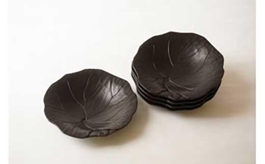 鎌倉彫博古堂 小皿「石蕗」