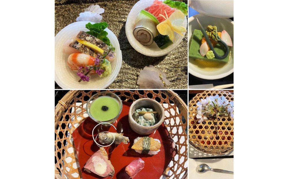 〈父の日ギフト〉鎌倉山「らい亭」会席「雅」ペア御食事券,神奈川の地酒300ml1本付き