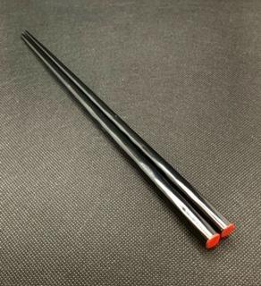 鎌倉彫　箸　黒