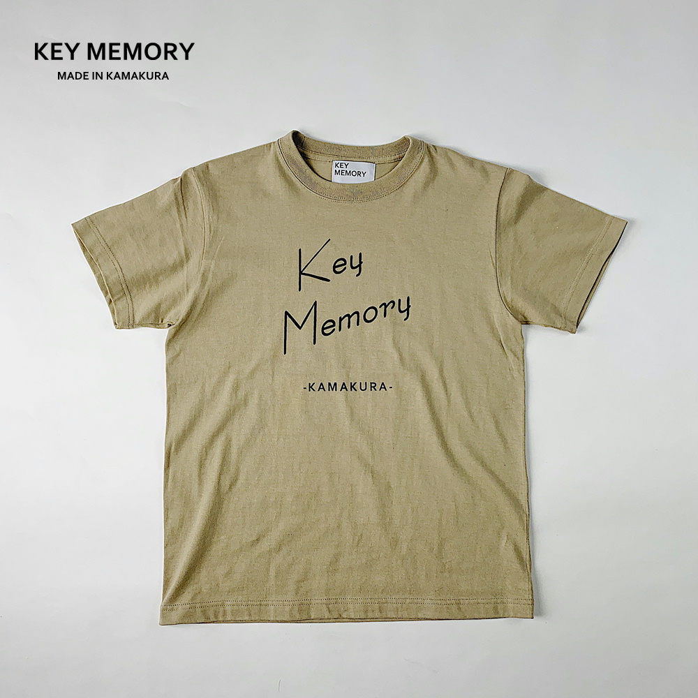 【0サイズ】KEYMEMORY かまくらロゴＴシャツ　BEIGE