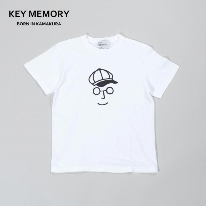 《3》【KEYMEMORY 鎌倉】キャスケットイラストTシャツ WHITE