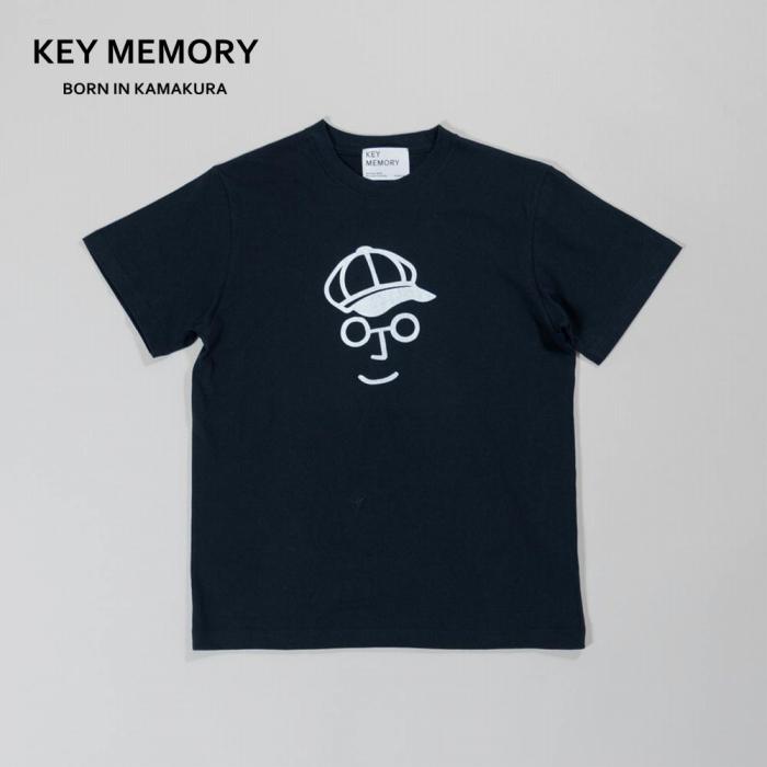 《2》【KEYMEMORY 鎌倉】キャスケットイラストTシャツ NAVY
