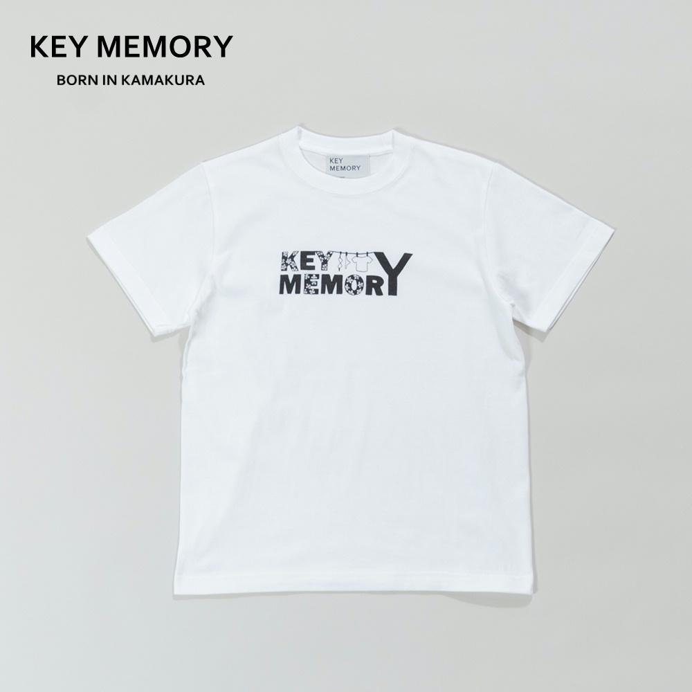 《2》【KEYMEMORY 鎌倉】フラワーロゴTシャツ WHITE