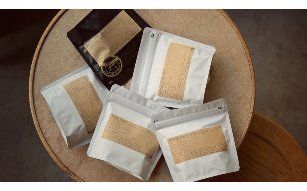 SINGLE ORIGIN（粉の状態）100g×5種類