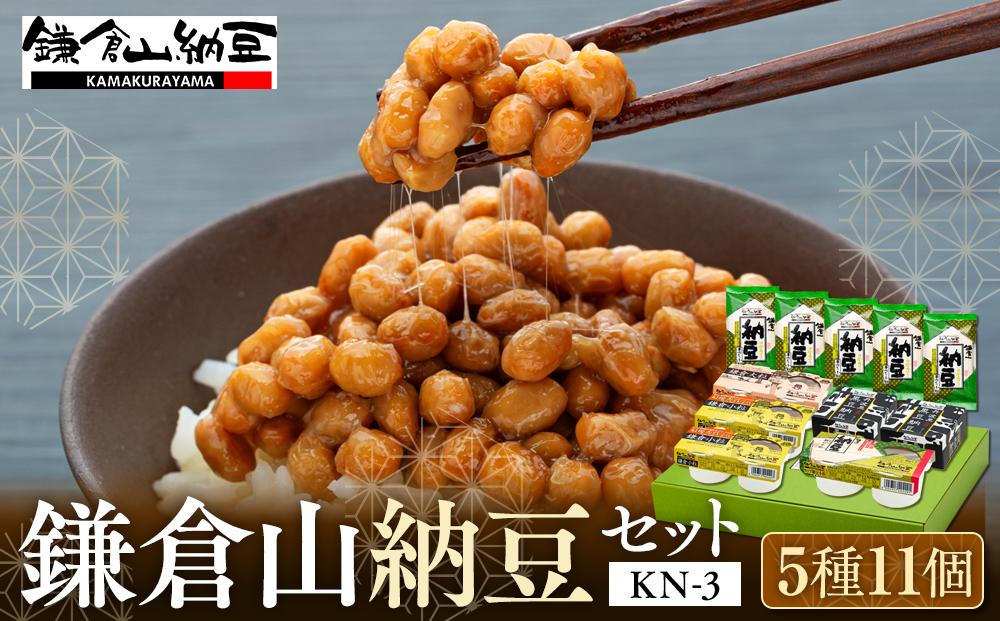 鎌倉山納豆セット　KN-3 |  納豆 セット 小粒納豆 大粒納豆 黒豆納豆 国産 詰め合わせ 人気 おすすめ 無添加 発酵食品 朝食用 ギフト 送料無料 神奈川 鎌倉