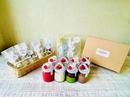 天使のキャラメルミルクぷりん・至福のショコラぷりん・抹茶塩あんこぷりん・フランボワーズぷりんのよりどり８個と鎌倉ロッシェ詰め合わせセット