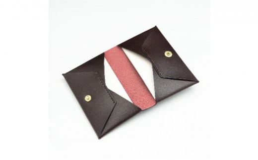 湘南工房 折革スリムカードケース＜ブルー＞