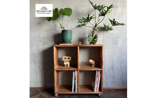 田の字ラック 69×69cm 1台  国産 杉 無垢材 使用 収納 手仕上げ キャスター付き 杉無垢材 らっく raltuku ラック インテリア 家具ハンドメイド 収納 杉材 無垢 木目 便利 レトロ おしゃれ インテリア 新生活 引っ越し 85ファニチャー神奈川 湘南 藤沢