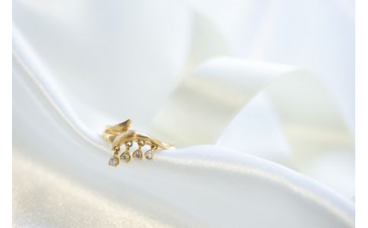 スズラン K10 ダイヤモンド ピンキーリング レディース ジュエリー アクセサリー 1号～7号 ジュエリー 指輪 ゆびわ リング りんぐ ring レディース シンプル 一点もの おしゃれ かわいい プレゼント ギフト 株式会社菜畑 神奈川 湘南 藤沢 