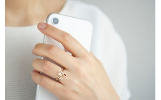 K10 Strawberry ガーネット トパーズ Ring レディース ジュエリー アクセサリー【4号～13号】指輪 ゆびわ リング りんぐ イエローゴールド がーねっと シンプル 一点もの おしゃれ かわいい プレゼント ギフト SERENDIPJEWEL 株式会社菜畑 神奈川 湘南 藤沢