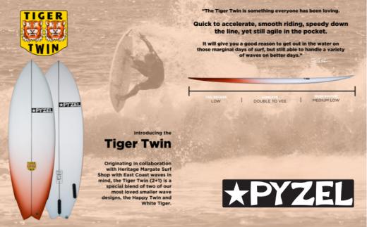 パイゼル サーフボード PYZEL SURFBOARDS TIGER TWIN サーフィン 海 波 マリンスポーツ 波乗り 江の島 江ノ島 PYZEL SURFBOARDS JAPAN 株式会社 神奈川 湘南 藤沢