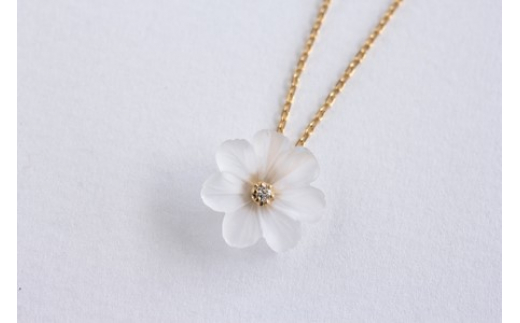 プリムローズ primrose K10 クオーツ ダイヤモンド ネックレス レディース ジュエリー アクセサリー