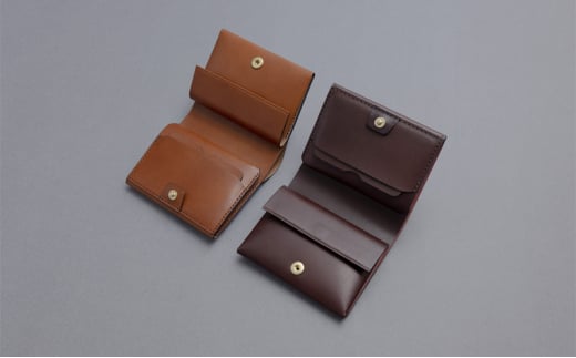折革 2ツ折り 財布 牛革 コンパクト コイン 収納力 革財布 さいふ サイフ saifu コインケース 小型化 職人 本革製品 素材 折り革 革財布 皮 レザー 湘南工房 キャッシュ ウォレット 雑貨 ファッション 日用品 通勤 国産 神奈川 湘南 藤沢