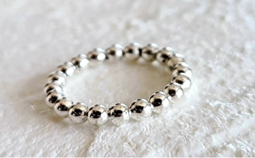 シルバーリング アクセサリー シルバー ボールワイヤー リング 選べるサイズ 指輪 アクセサリー ジュエリー シルバー リング レディース メンズ ペア シンプル 一点もの 華奢リング ピンキーリング かわいい おしゃれ プレゼント ギフト 贈り物 シルバー925 FABBRICA OSAWA 神奈川 湘南 藤沢